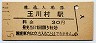 水郡線・玉川村駅(30円券・昭和51年)