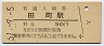 東海道本線・田町駅(30円券・昭和51年)