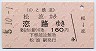 のと鉄道★松波→恋路(平成5年・160円)