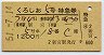 列車名印刷★くろしお5号・特急券(新宮→・昭和51年)