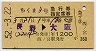 ちくま3号・急行指定席券(長野→大阪・昭和52年)