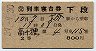 2等青★高千穂号・列車寝台券(大分から乗車・昭和37年)