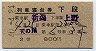 2等青★天の川号・列車寝台券(新潟→上野・昭和40年)