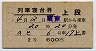 2等青★のと号・列車寝台券(東京から乗車・昭和39年)