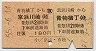 京急・A型往復★京浜川崎→青物横丁(昭和55年・180円)