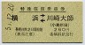 京急★特殊往復乗車券(横浜⇔川崎大師・260円)