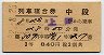 3等赤★第309列車・列車寝台券(上野から・昭和32年)