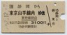 経由下線★静岡→東京山手線内(昭和62年)