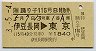 踊り子116号・B特急券(伊豆長岡→東京)
