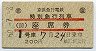 京急★特別急行列車・座席券(昭和60年・200円)