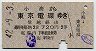 小海→東京電環(昭和42年・2等720円)