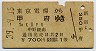 1等・緑地紋★東京電環→甲府(昭和39年・700円)