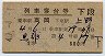 2等青★黒部号・列車寝台券(高岡→上野・昭和40年)