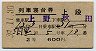 2等青★羽黒号・列車寝台券(上野→秋田・昭和39年)