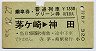 乗車券・普通列車グリーン券★茅ヶ崎→神田(昭和55年)