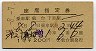 1等緑★第2十和田・座席指定券(仙台→・昭和38年)