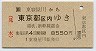 JR券[西]★東寝屋川→東京都区内