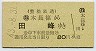 豊橋鉄道★(静)本長篠→田峰(昭和43年・80円)