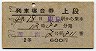 2等青★西海号・列車寝台券(東京から乗車・昭和37年)