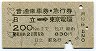 普通乗車券・急行券★日立→東京電環(昭和47年)