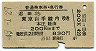 普通乗車券・急行券★沼田→東京山手線内(昭和49年)