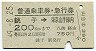 普通乗車券・急行券★銚子→東京山手線内(昭和49年)