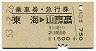 乗車券・急行券★東海→東京山手線内(昭和53年)