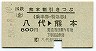 (企)熊本割引きっぷ★八代→熊本(昭和58年・800円)