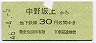 営団★中野坂上→30円
