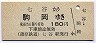 蒲原鉄道★七谷→駒岡(180円)