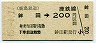 鹿島鉄道・廃線★鉾田→200円
