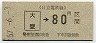 日立電鉄・廃線★大甕→80円(昭和57年)
