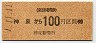 京王・1-11-11★神泉→100円(平成元年)