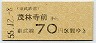 東武★茂林寺前→70円(昭和55年)