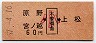 原野・宮ノ越←[木曽福島]→上松(昭和57年・小児60円)00416