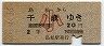 島松→千歳(昭和38年・2等20円・小児)1879