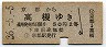 京都→高槻(昭和36年・2等50円)7549