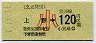 営団・1-11-11・金額式★上野→120円(平成元年・小児)1755