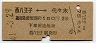 東京印刷・青地紋★西八王子⇔代々木(昭和41年・2等150円)