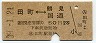 東京印刷・青地紋★田町⇔鶴見・国道(昭和39年・2等50円)