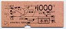 東京印刷・地図式★本納→1000円(昭和57年)