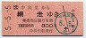 JR券[北]・5-5-5・チケッター入★中斜里→網走(平成5年)5296