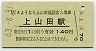 A型記念★上山田線・上山田駅(140円券・昭和63年)