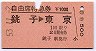 自由席特急券★銚子→東京(昭和53年)