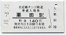 A型★北近畿タンゴ鉄道・栗田駅(140円券・平成18年)