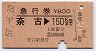 急行券★奈古→150km(昭和57年)