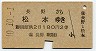 長野→松本(昭和40年・2等)