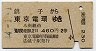 銚子→東京電環(昭和44年・2等)