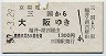 京福電鉄→国鉄★三国→大阪(昭和50年・1300円)
