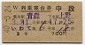 2等青★いわて号・W列車寝台券(青森→上野・昭和40年)